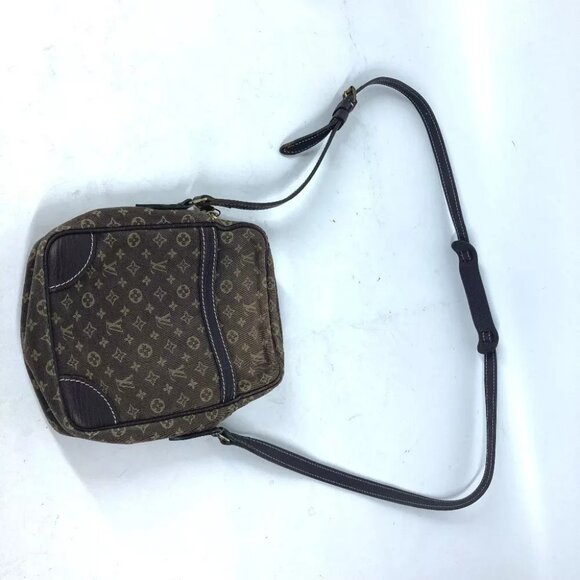LOUIS VUITTON M95228 Monogram Mini-Lin Danube Pochette Crossbody Shoulder Bag - Picture 9 of 15